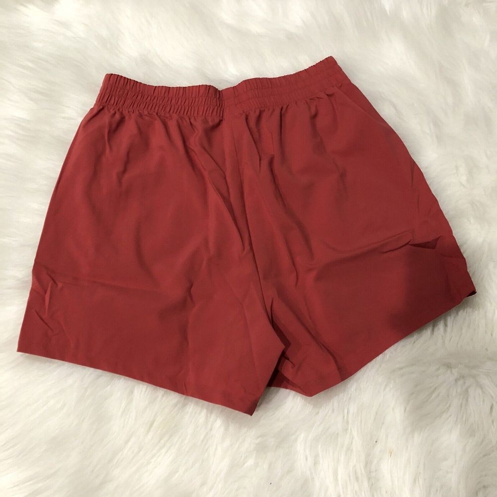 New Gymshark Women's Woven‎ Pocket High Waisted Short MG7 Sundried Red Small - Picture 6 of 7